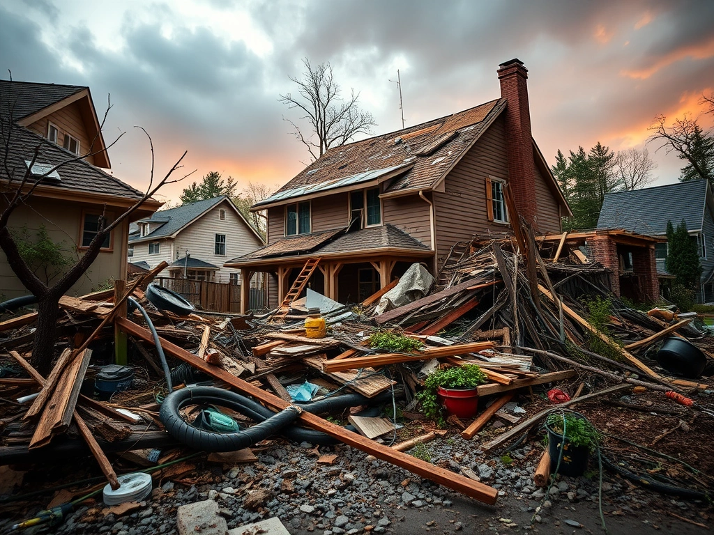 Storm and Natural Disaster Damage Cleanup